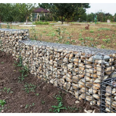 Габион цоколь с клипсами оцинкованный (Ц) для забора 2,5х0,3х0,5х4,8х50х200 мм ГОСТ Р 58120-2018