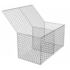 Габион двойного кручения коробчатый дорожный оцинкованный (Ц) ГСИ-К 60х80 (С60) 1х1х1х2,4 мм 1 м3 ГОСТ Р 52132-2003