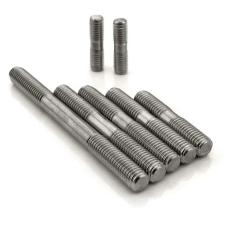 Шпилька стальная для ввертывания в мягкий металл с клеевым стопором оцинкованная исп.1 38ХА М3х32 мм ОСТ 1 31813-80